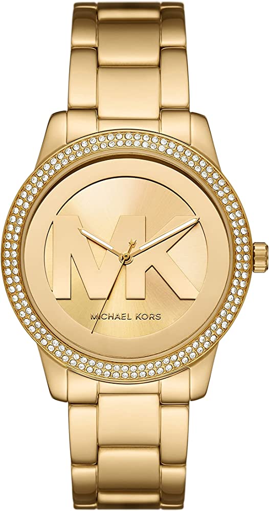 Michael Kors Women's Tibby Three-Hand Gold-Tone Stainless Steel Watch