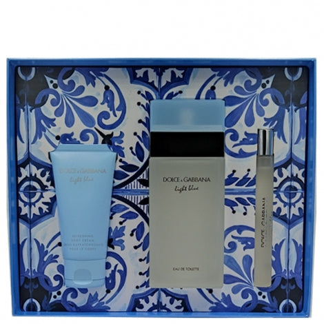 Dolce & Gabbana Light Blue Pour Femme 3 Piece Gift Set