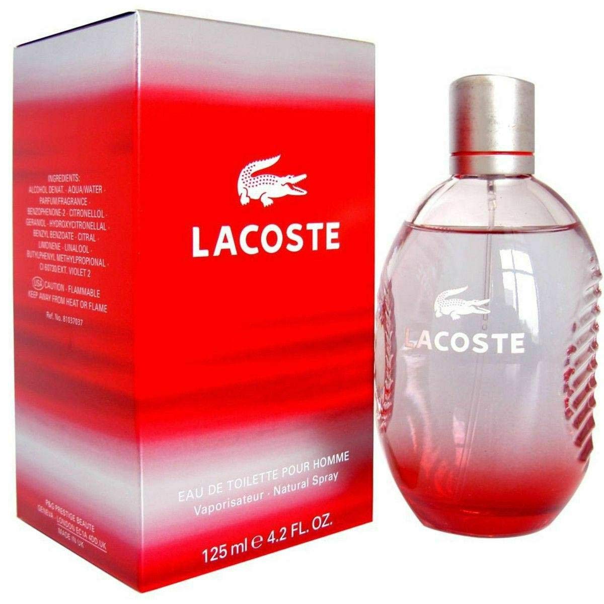 Lacoste Red EDT Pour Homme 125ml Spray