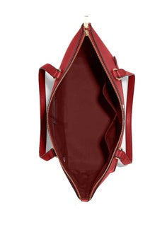 Gallery Tote Crossgrain Leather Shoulder Bag