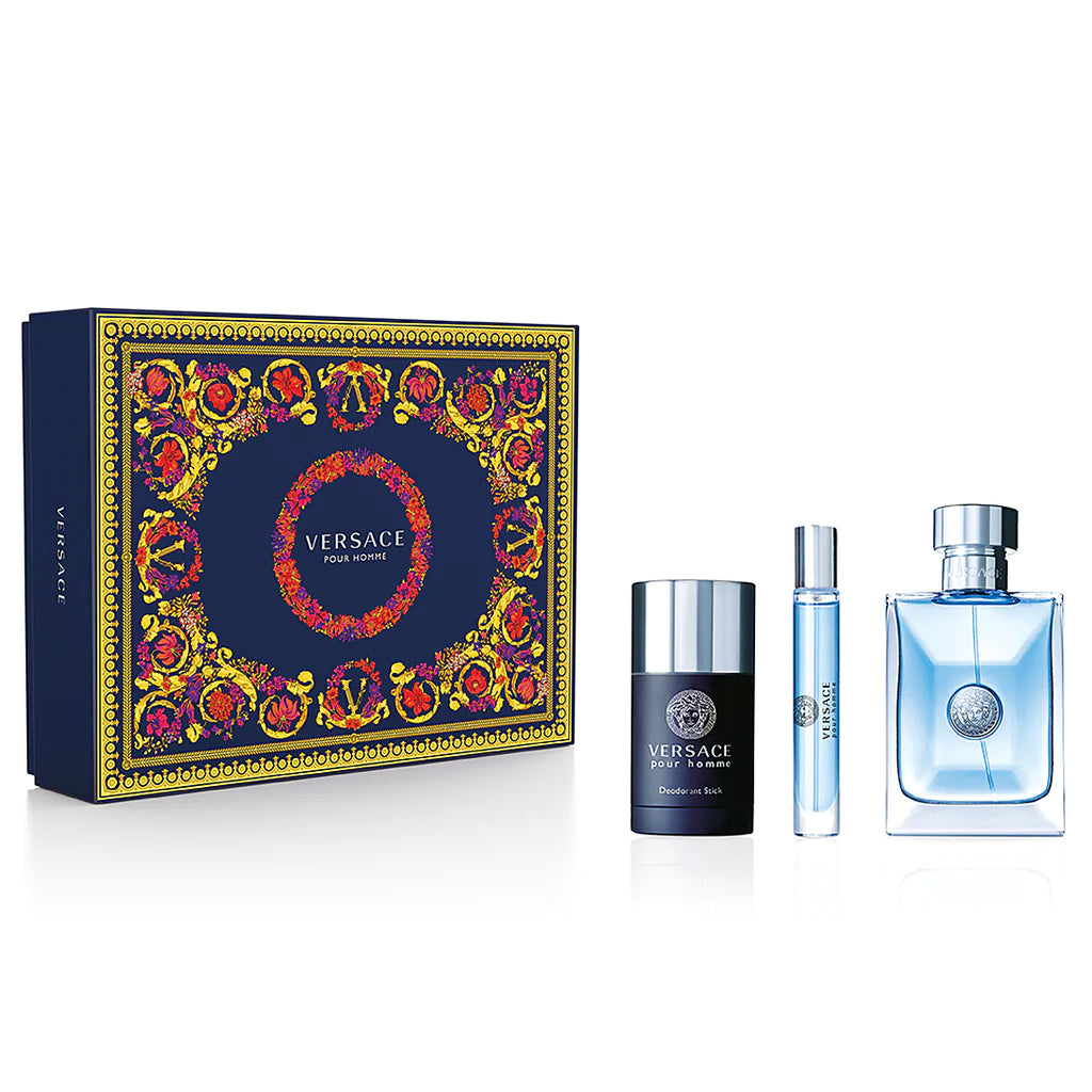 Versace Pour Homme Eau De Toilette 100ml Gift Set For Him