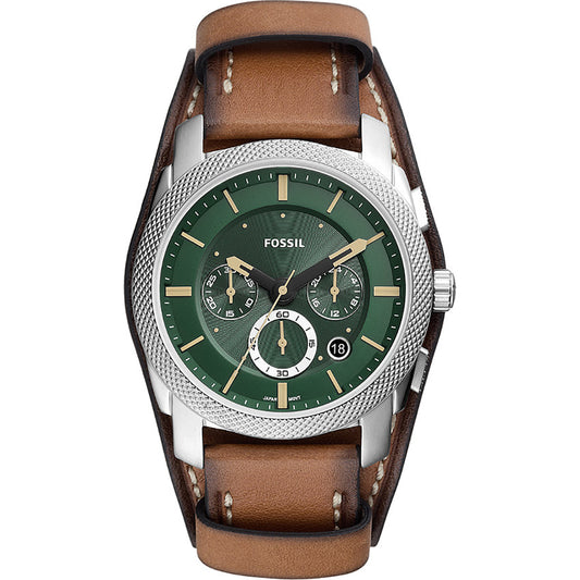 Fossil Machine Chronograph Tan Eco Leather Watch