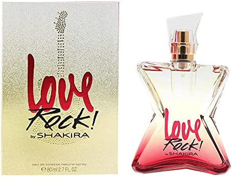 Shakira Love Rock 80ml Eau De Toilette Women's EDT Fragrance Spray