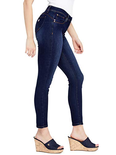 GUESS Women's Beyla Curvy Mid-Rise Skinny Jeans