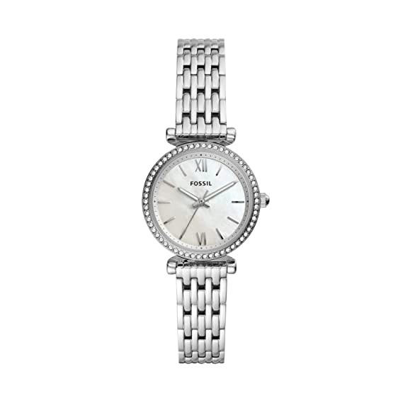Fossil Carlie Mini Three-Hand Stainless Steel Watch
