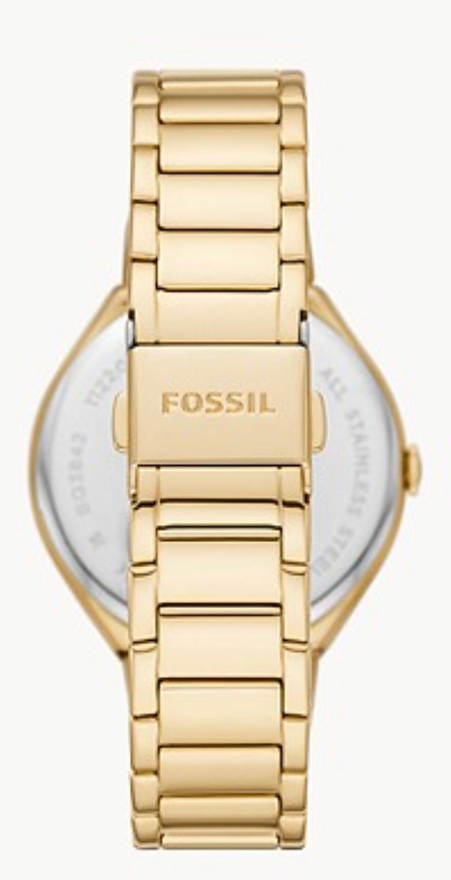 Fossil Ashtyn Three-Hand Date Rose Gold-Tone Stainless Steel Watch