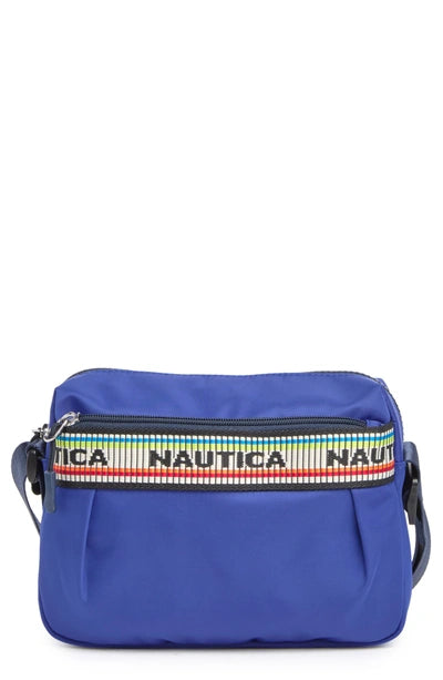 Nautica Jetty logo print camera crossbody