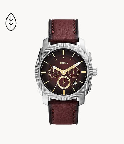 Fossil Machine Chronograph Tan Eco Leather Watch
