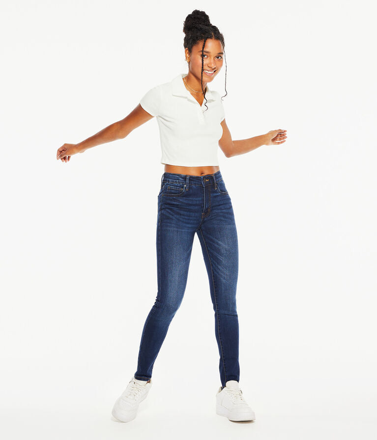 Aeropostale Premium Seriously Stretchy Low-Rise Jegging