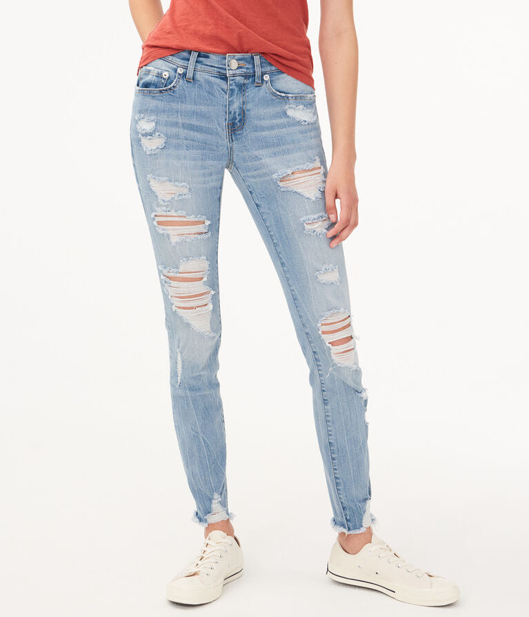Aeropostale Seriously Stretchy Low-Rise Jegging